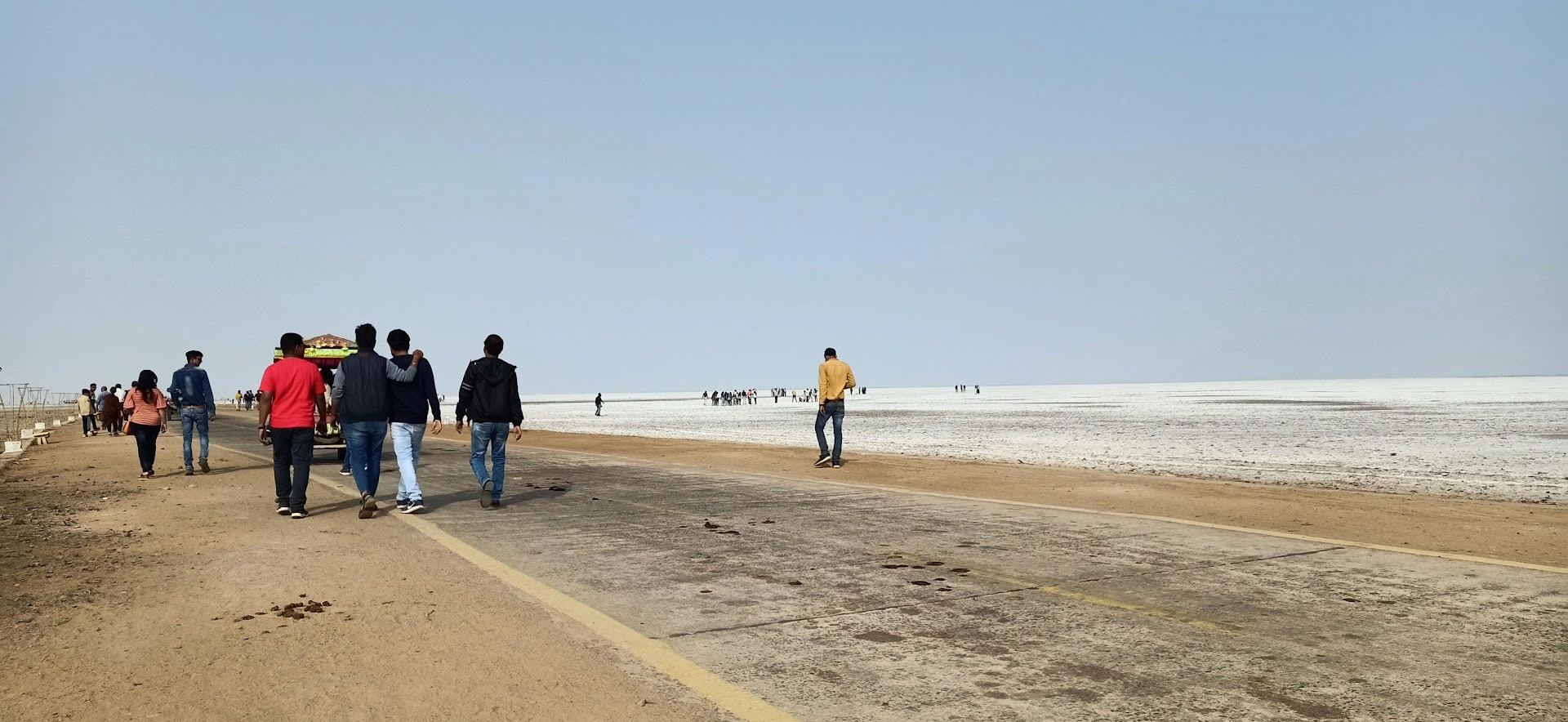 White Rann salt desert in Kutch Gujarat